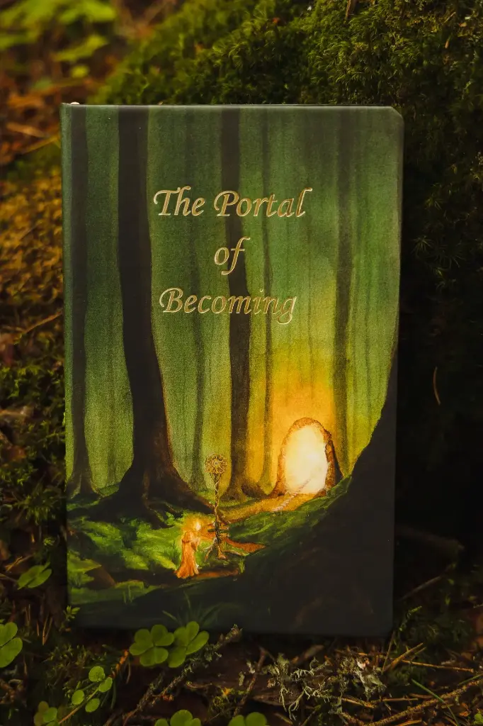 'The Portal of Becoming' Journal (Ivory lined)